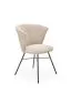 Krzesło tapicerowane K459 beżowe nowoczesne do jadalni | MIRAT. styl LOFT