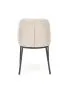 Krzesło K481 beżowe tapicerowane materiałem | MIRAT. w stylu LOFT kolekcja