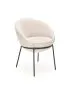 Krzesło K481 beżowe tapicerowane na metalowych nogach | MIRAT. w stylu LOFT kolekcja