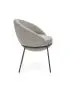Krzesło K481 szare na metalowych nogach | MIRAT. w stylu LOFT kolekcja