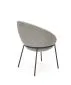 Krzesło K481 szare na metalowych nogach | MIRAT. w stylu LOFT kolekcja