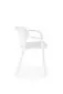Krzesło K491 białe na taras I sklep meblowy MIRAT.