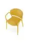 Krzesło K491 musztardowe do ogrodu I sklep meblowy MIRAT.