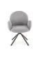 Krzesło K498 szare z podłokietnikami I sklep meblowy MIRAT.