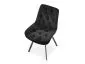 Krzesło K519 VELVET czarne w stylu loft I sklep meblowy MIRAT.