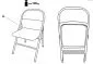 Krzesło metalowe K565 białe składane na balkon I sklep meblowy MIRAT.