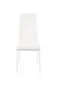 Krzesło K70 białe tapicerowane z metalowymi nogami | MIRAT.