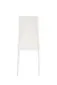 Krzesło K70 białe tapicerowane z metalowymi nogami | MIRAT.