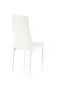 Krzesło K70 białe tapicerowane z metalowymi nogami | MIRAT.