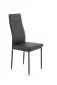 Krzesło K70 czarne tapicerowane do jadalni Halmar | MIRAT.