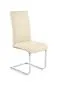 Krzesło K85 kremowe tapicerowane w nowoczesnym stylu | MIRAT.