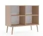 Komoda LEBEL dąb craft złoty na drewnianych nogach | MIRAT. w stylu SKANDYNAWSKI kolekcja LEBEL