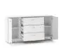 Komoda BLANC 02 2D3S 160 biały połysk I sklep meblowy MIRAT. styl GLAMOUR kolekcja BLANC