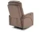 Fotel relaksacyjny Kronos Velvet cappuccino z portem USB | MIRAT