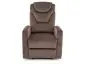 Fotel relaksacyjny Kronos Velvet cappuccino z portem USB | MIRAT