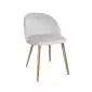 Krzesło CLAUDINE 2 VELVET jasno szare/dąb WYPRZEDAŻ I sklep meblowy MIRAT. styl SKANDYNAWSKI