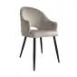 Krzesło JENISEJ VELVET szarobeżowe do jadalni I sklep meblowy MIRAT. styl GLAMOUR