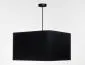 Lampa wisząca KWADRO LEN 005-40w20 czarna/beżowa elegancka I sklep meblowy MIRAT.