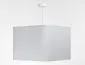 Lampa wisząca KWADRO LEN 008-40w20 biała polskiej produkcji I sklep meblowy MIRAT.