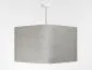 Lampa wisząca KWADRO LEN 010-40w20 beżowa/szara boho I sklep meblowy MIRAT.