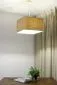 Lampa wisząca KWADRO LEN 012-40w30 jutowa/beżowa boho I sklep meblowy MIRAT.