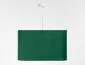 Lampa wisząca KWADRO SUE 40w30 zielona/złota welurowa I sklep meblowy MIRAT.  kolekcja KWADRO-BPS