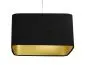 Lampa wisząca KWADRO SUE 40w25 czarna/złota welurowa I sklep meblowy MIRAT.  kolekcja KWADRO-BPS