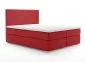 Łóżko kontynentalne MELROSE 160 bordowe velvet z pojemnikiem i materacem | MIRAT. styl GLAMOUR