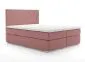 Łóżko kontynentalne MELROSE 160 różowe z pojemnikiem do sypialni | MIRAT. styl GLAMOUR