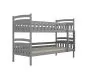 Dwuosobowe łóżko piętrowe JULITA 180x80 szare drewniane z szufladami I sklep meblowy MIRAT.  kolekcja JULITA