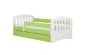 Łóżko dziecięce CLASSIC 1 160x80 zielone ze stelażem | MIRAT. kolekcja CLASSIC