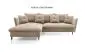 Narożnik z funkcją spania ATENA beżowy prawy z poduszkami I sklep meblowy MIRAT. styl GLAMOUR