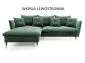 Narożnik z funkcją spania ATENA zielony glamour I sklep meblowy MIRAT. styl GLAMOUR