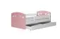 Łóżko dziecięce JULIA MIX różowe w serduszka | MIRAT.  kolekcja JULIA