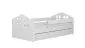 Łóżko dziecięce KACPER białe z barierką i szufladą | MIRAT.