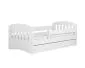 Łóżko dziecięce CLASSIC 1 160x80 białe z barierką | MIRAT. kolekcja CLASSIC