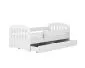 Łóżko dziecięce CLASSIC 1 160x80 białe z barierką | MIRAT. kolekcja CLASSIC