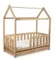 Łóżko dziecięce LIV 80x160 dąb domek I sklep meblowy MIRAT. styl SKANDYNAWSKI