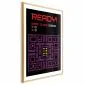 Plakat Ready 60x90 cm z ramą złotą z marginesem | MIRAT.