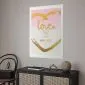 Plakat Love Is 29,7x42 cm bez ramy z marginesem | MIRAT.