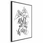 Plakat All My Heart 40x60 cm z ramą czarną bez marginesu | MIRAT.