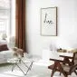 Plakat To jest miłość 29,7x42 cm z ramą złotą z marginesem | MIRAT.