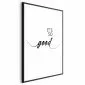 Plakat It's so Good 40x60 cm z ramą czarną z marginesem | MIRAT.