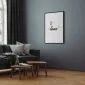 Plakat To Be Home 40x60 cm z ramą czarną z marginesem | MIRAT.