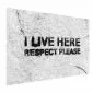 Plakat Respect 42x29,7 cm bez ramy bez marginesu | MIRAT.