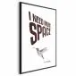 Plakat More Space 21x30 cm z ramą czarną bez marginesu | MIRAT.
