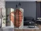 Parawan jednostronny Street art 225x172 cm 5-częściowy beżowy | MIRAT.