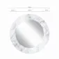Lustro okrągłe MORENA WHITE MARBLE 70cm białe marmurkowe I sklep meblowy MIRAT.