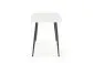 Stół MARCO 120x70 biały marmur/czarny do jadalni | MIRAT. styl GLAMOUR, LOFT
