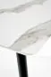 Stół MARCO 120x70 biały marmur/czarny do jadalni | MIRAT. styl GLAMOUR, LOFT